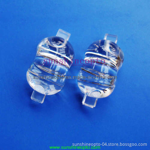 Street Light LED Lens, Asymmetric Peanut Lens, 1 Watt LED Lens
